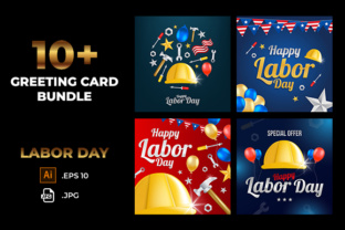 Download Labor Day Greeting Card Bundle - Day Collection