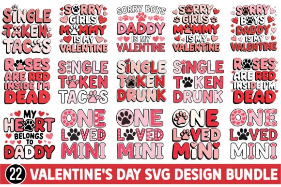 Download Valentine's Day SVG Retro Design Bundle - Day Collection