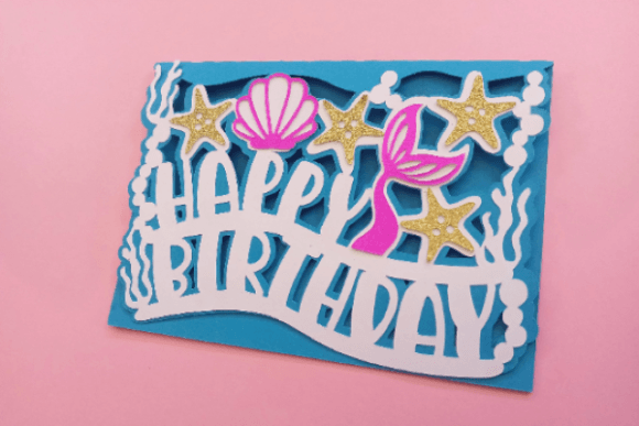 Download Mermaid Birthday Party Card - Day Collection