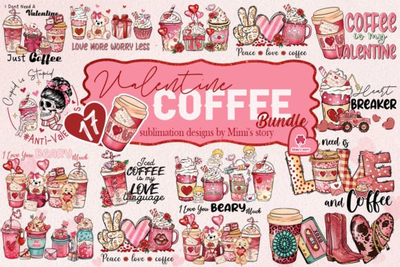 Download Coffee Valentine's Day PNG Bundle - Day Collection