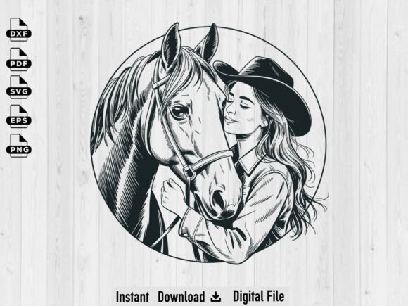 Download Cowboy on Horse SVG Silhouette File - Silhouette Collection