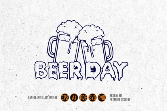 Download Joint Two Glass Beer Day Silhouette - Day Collection