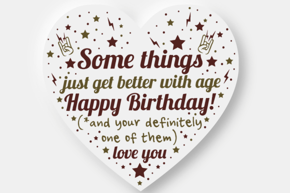 Download Funny Family Birthday Heart Gift Design - Day Collection
