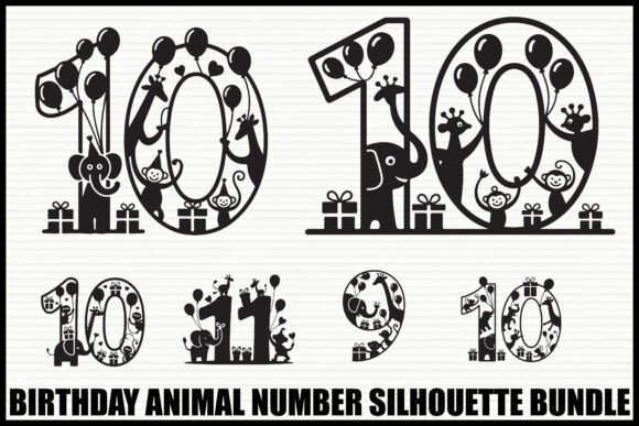 Download Birthday Animal Number Set - Day Collection