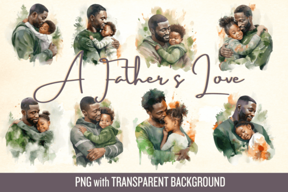 Download A Father's Love Father's Day Clip Art - Day Collection