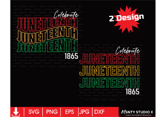 Download Juneteenth SVG,  Freedom Day SVG,  1865 - Day Collection