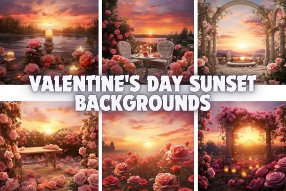 Download Free Valentine's Day Sunset Backgrounds - Day Collection