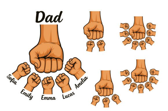 Download Dad Fist Bump Clipart Bundle - Dad fist bump Collection