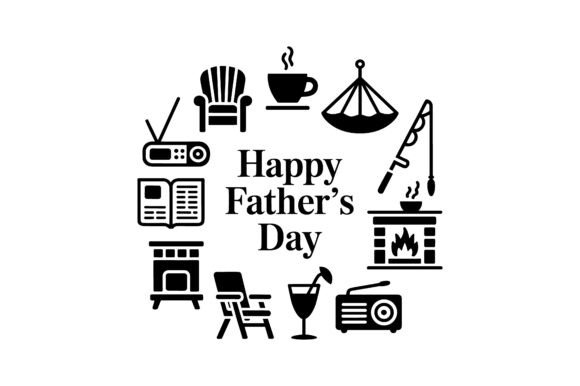 Download Father's Day Hobby Icon Set EPS - Day Collection