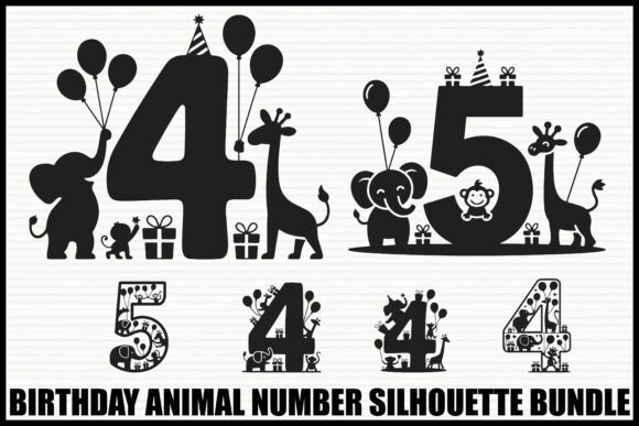 Download Birthday Animal Number Set - Day Collection