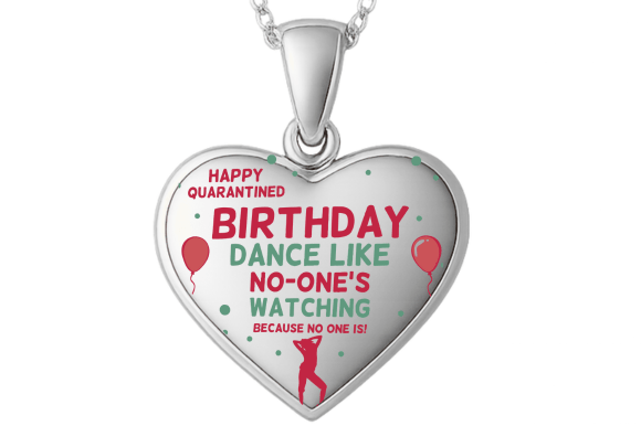 Download Funny Quarantine Birthday Wooden Heart - Day Collection