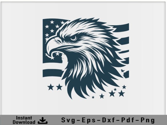 Download Flying Eagle Svg Vector Silhouette File - Silhouette Collection