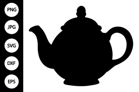 Download Teapot Silhouette SVG - Silhouette Collection