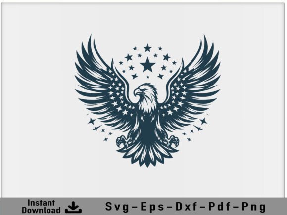 Download Flying Eagle Svg Vector Silhouette File - Silhouette Collection