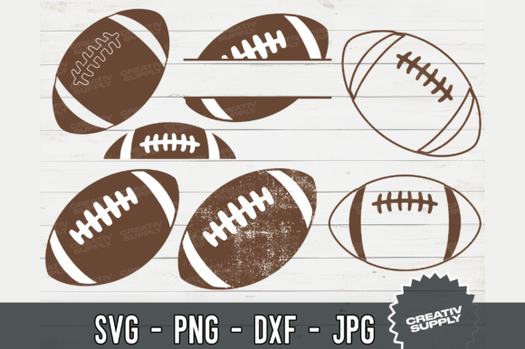 Download Football Svg Football Silhouette Bundle - Silhouette Collection