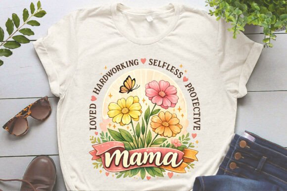 Download Mama Boho Flowers Mom Mother's Day Png - Day Collection