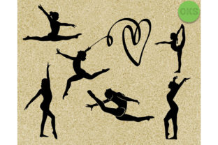 Download Gymnastics Silhouette File Bundle - Silhouette Collection