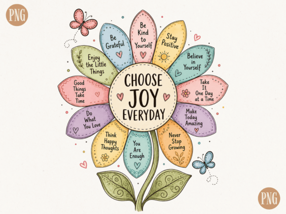 Download Choose Joy Everyday PNG | Inspirational - Day Collection