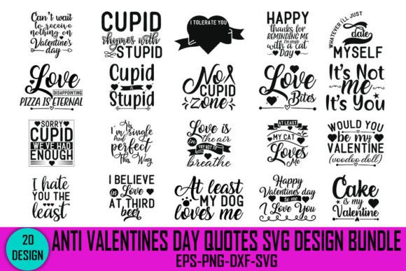 Download Anti Valentines Day Quotes Svg Design Bu - Day Collection