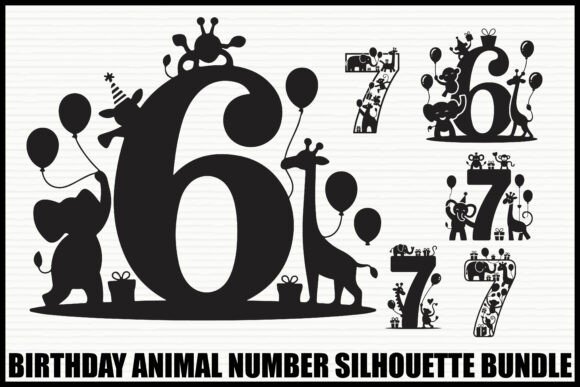 Download Birthday Animal Number Set - Day Collection