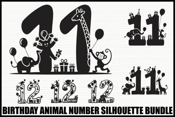 Download Birthday Animal Number Set - Day Collection