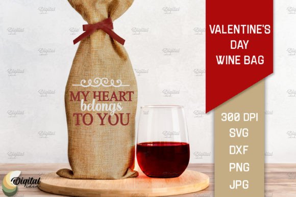 Download Valentine's Day Quotes SVG. Wine Bag SVG - Valentine's day quotes svg Collection