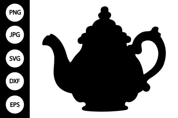 Download Teapot Silhouette SVG - Silhouette Collection
