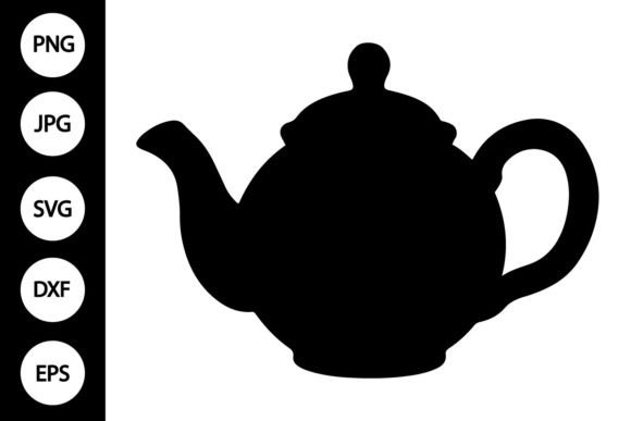 Download Teapot Silhouette SVG - Silhouette Collection