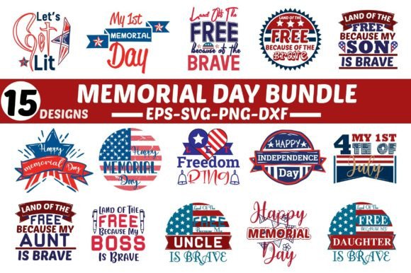 Download Memorial Day SVG Bundle. - Day Collection