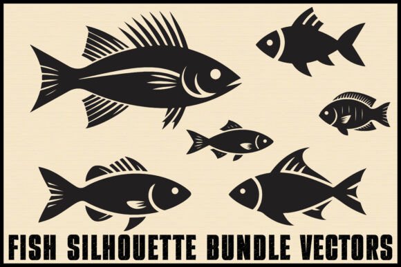 Download Fish Silhouette Vector Bundle Set - Silhouette Collection