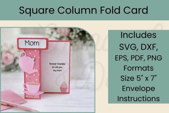 Download 5x7 Mother’s Day Pop-Up Card Design - Day Collection