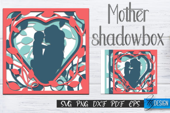 Download Mother's Day Shadow Box SVG, Mom SVG V.1 - Day Collection